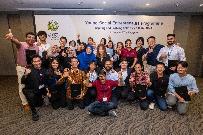 十五个创新商业理念在2023年新加坡国际基金会全球青年社会企业家计划中脱颖而出