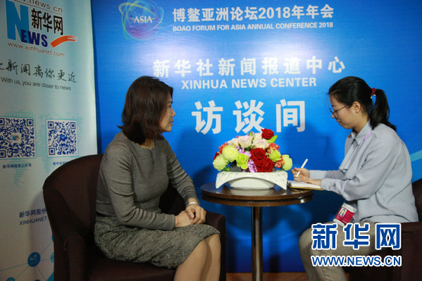 珠海格力电器股份有限公司董事长董明珠接受新华网专访 新华网 李健/摄