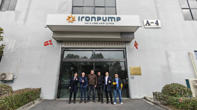 船舶安全领域强强联动！安全设备提供商TankTech参观IRON Pump铁泵泵业中国海盐工厂，深化船舶配套战略合作