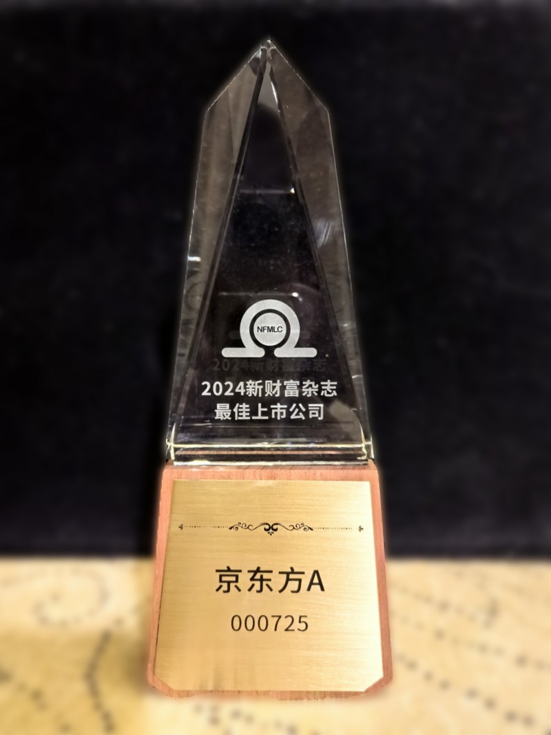 BOE（京东方）连续6年荣膺新财富杂志“最佳上市公司” 以创新引领产业升级