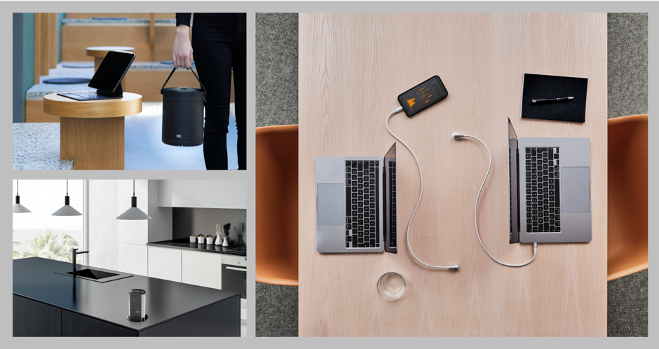 A collage of objects 